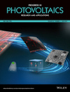PROGRESS IN PHOTOVOLTAICS雜志封面